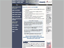 Tablet Screenshot of crack-gmat.com